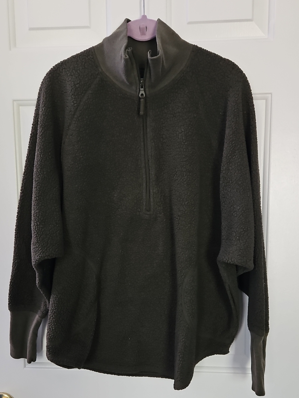 aerie Quarter-Zip Sherpa Pullover